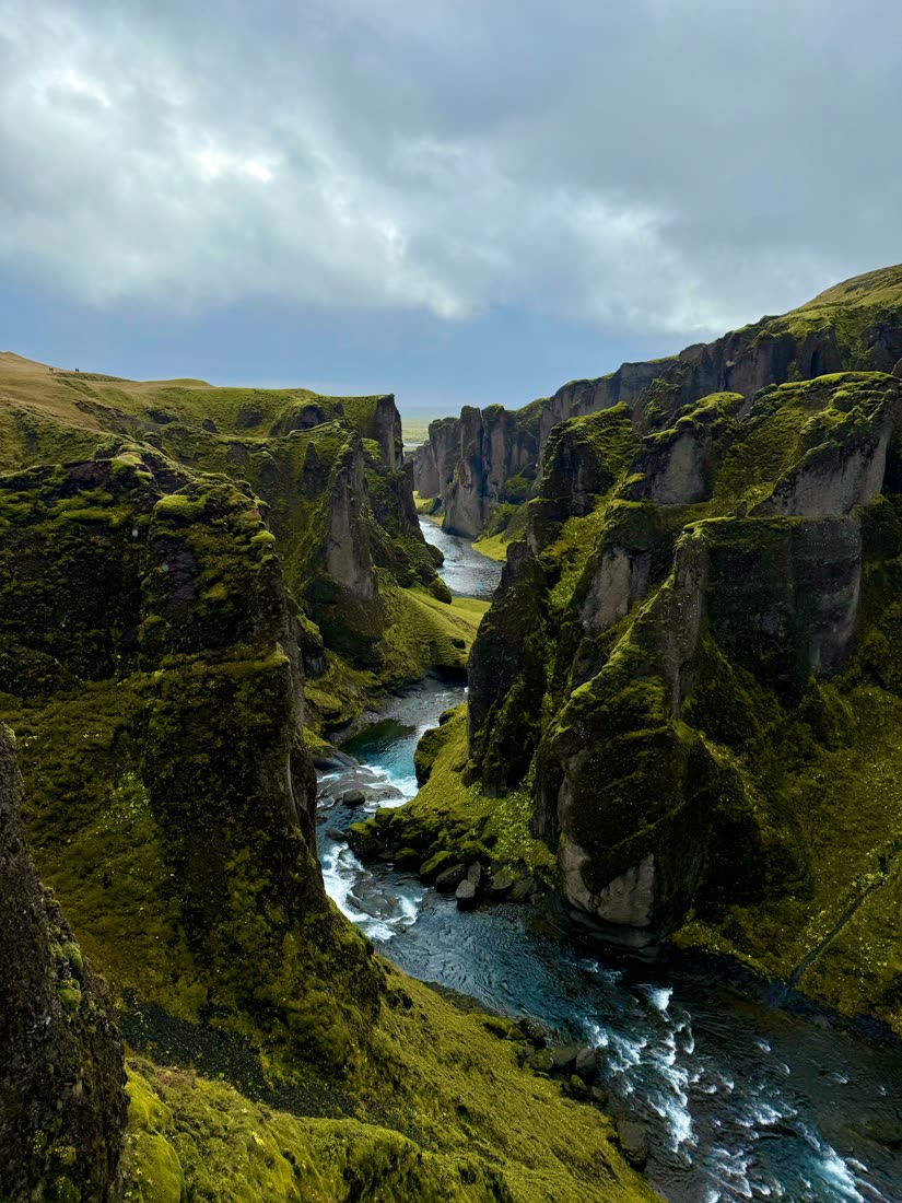 The Fjaðrárgljúfur canyon, Iceland